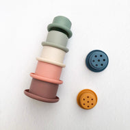 Tazas apilables de silicona 🍵