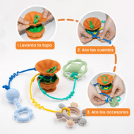 Happy pumpkin® calabaza sujeta juguetes para bebés!