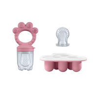 Set mordedor chupete para frutas + molde de helado NUBE