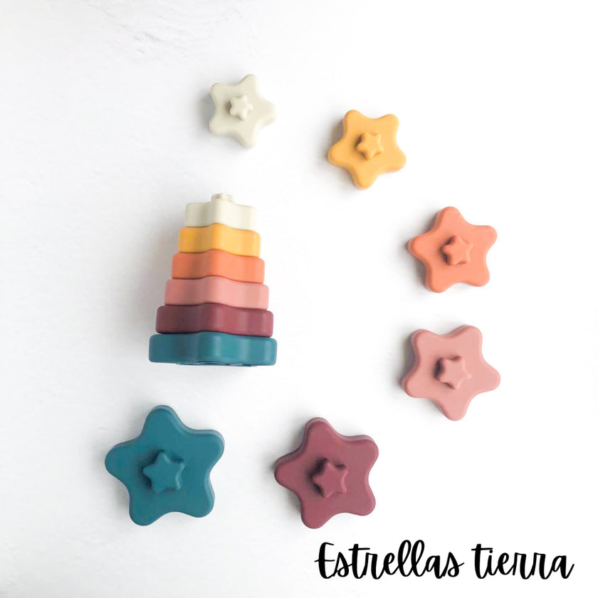Torre apilable de silicona