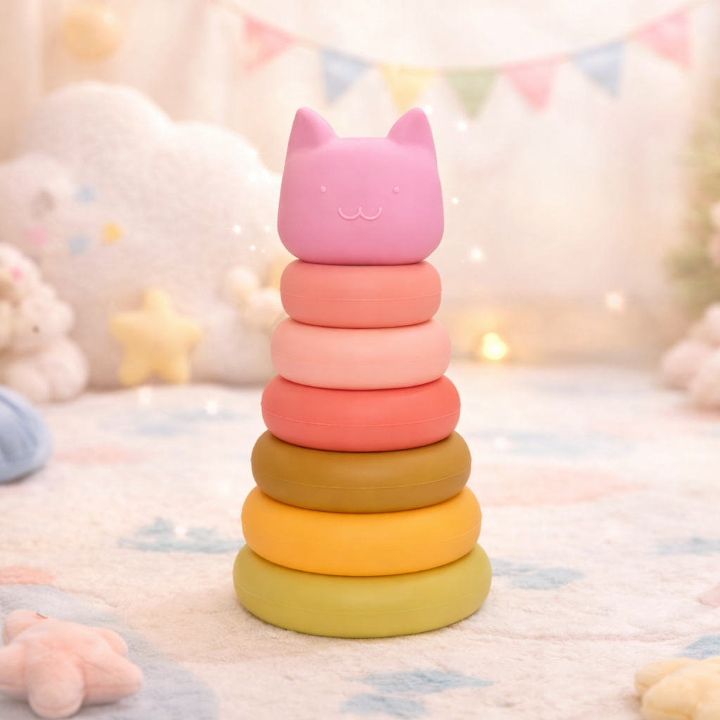 Torre apilable gatito