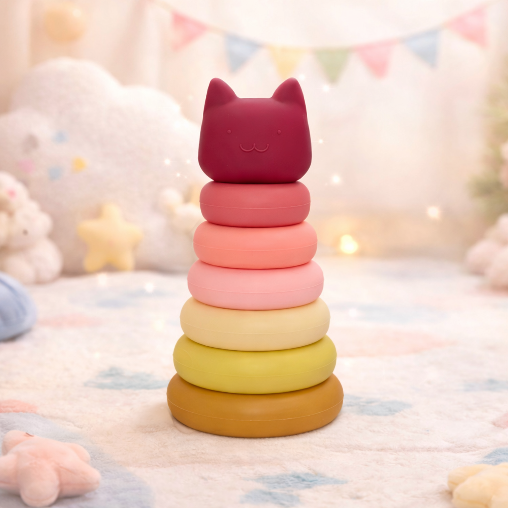 Torre apilable gatito