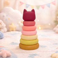 Torre apilable gatito
