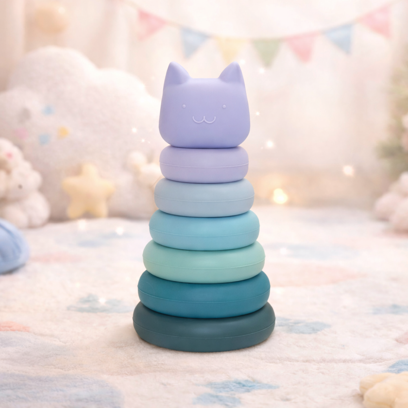 Torre apilable gatito