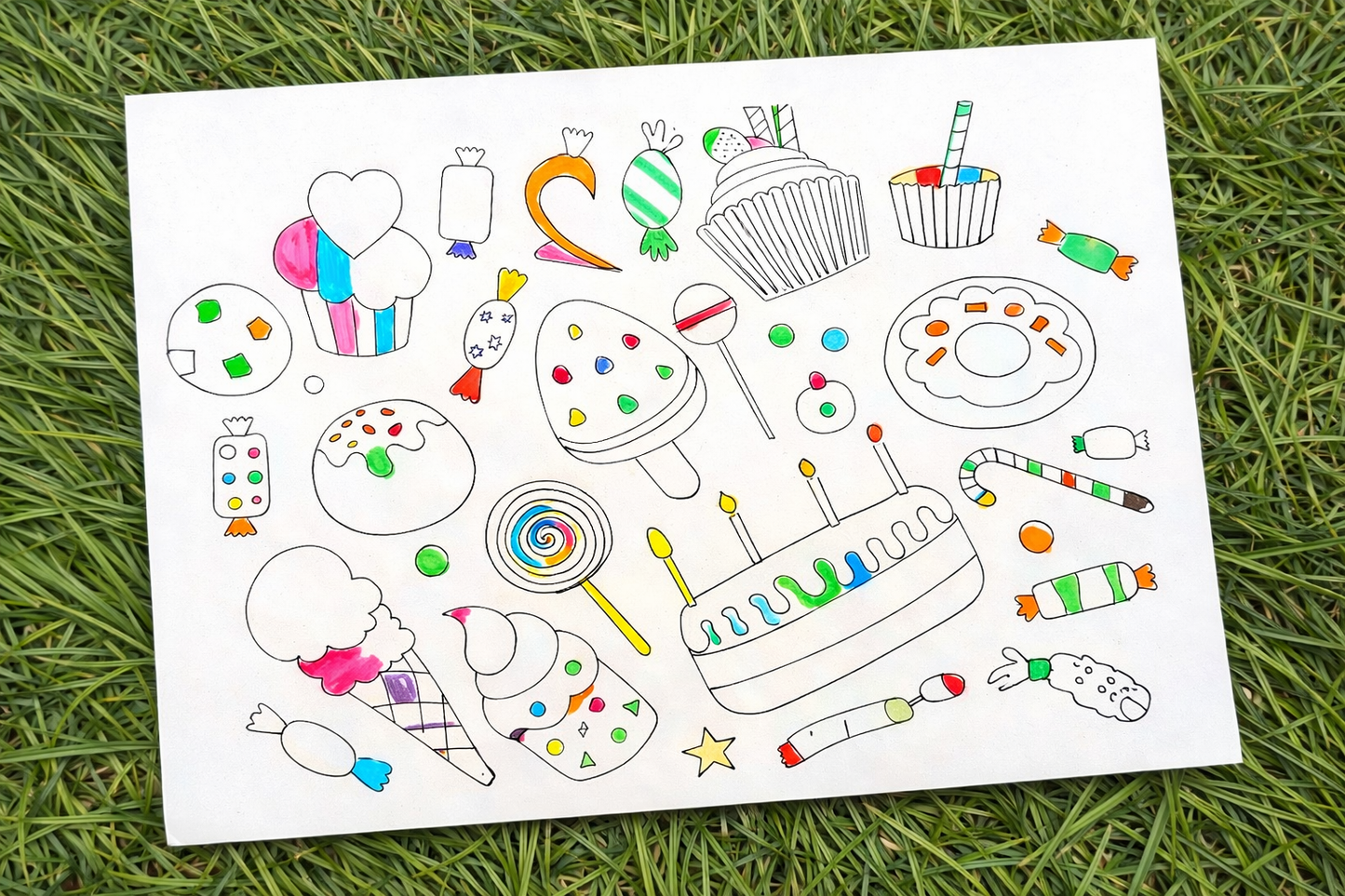 Mini individual coloreable🌈🖍️🖼️🎨🫟