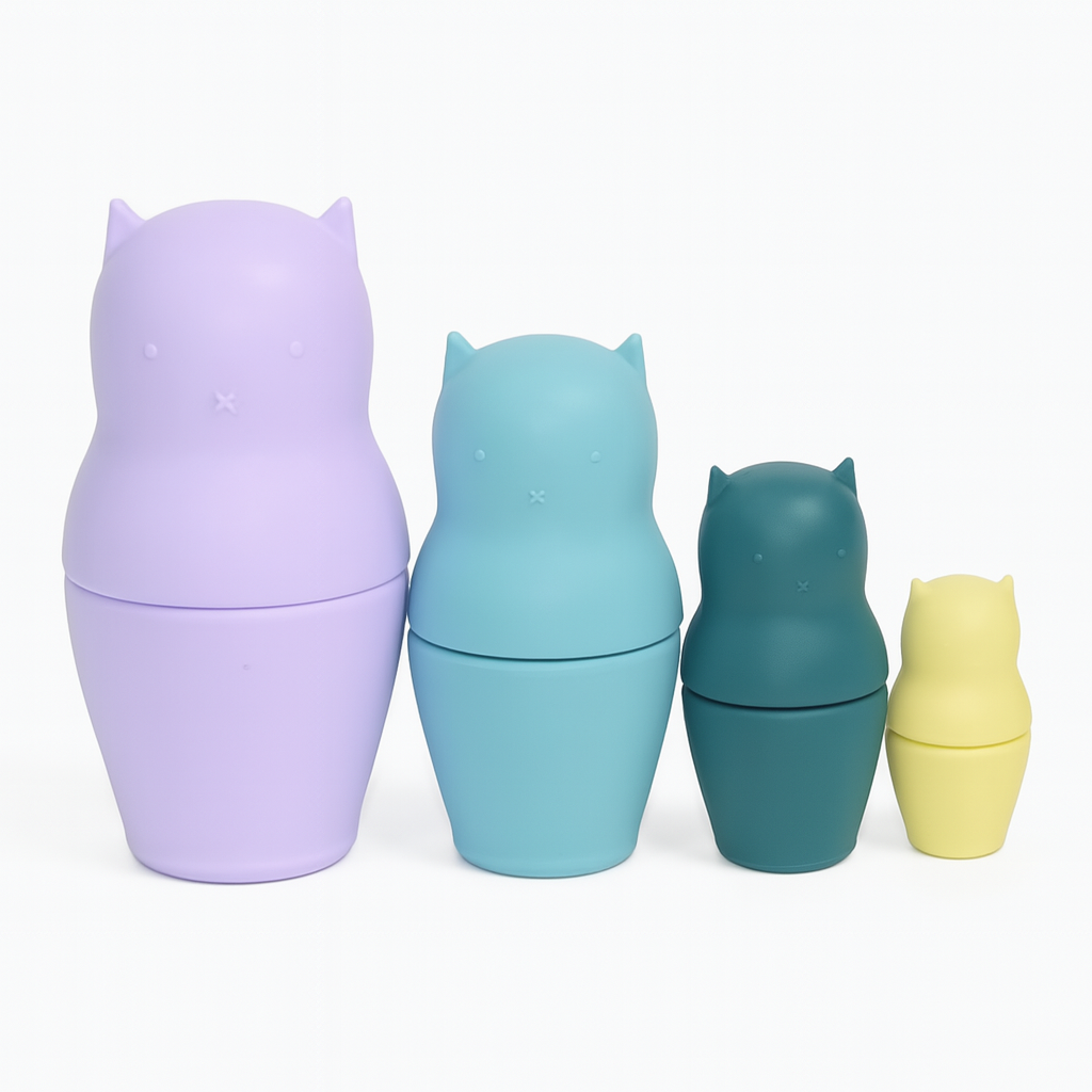 Set de matrioshka de silicona