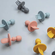 Set mini cubiertos ergonomicos