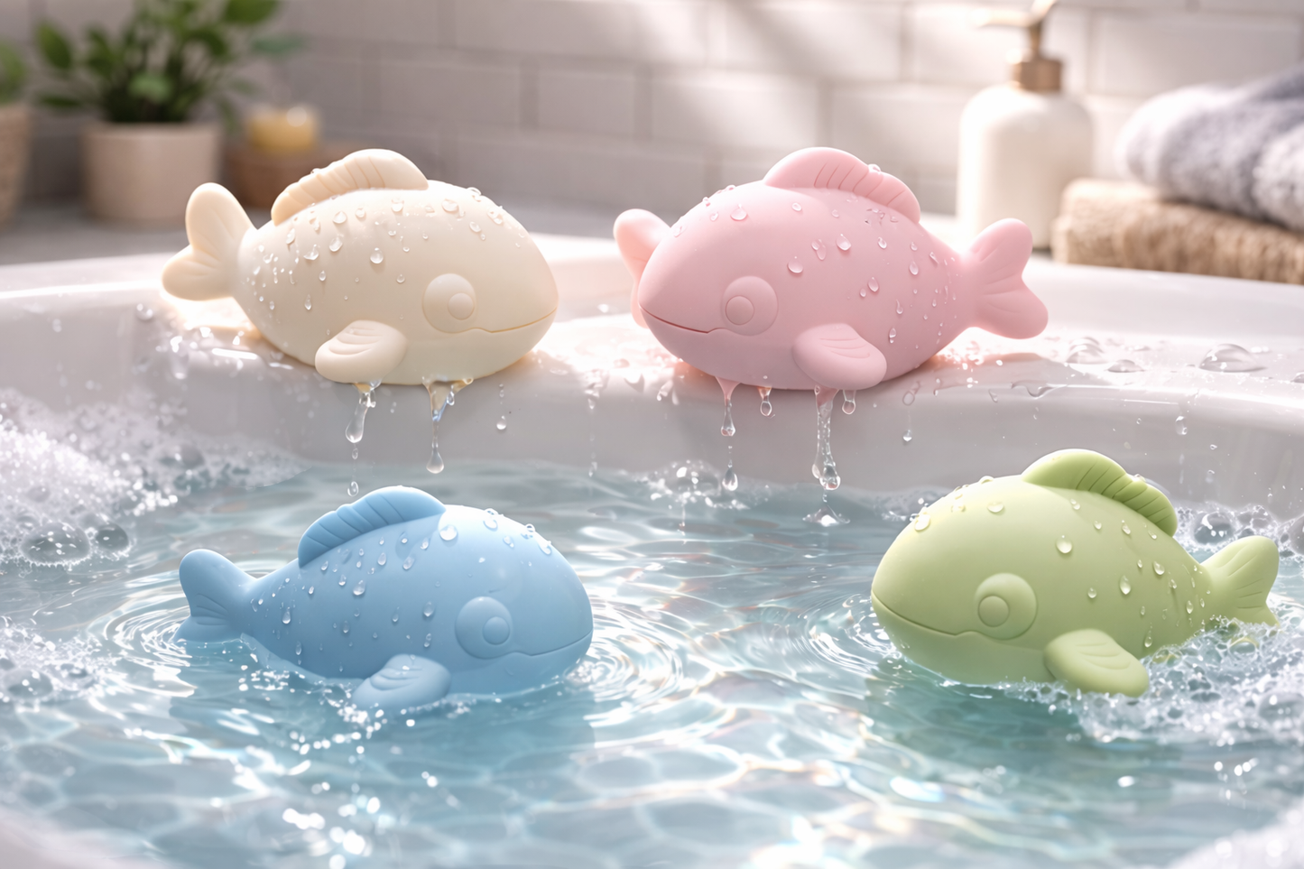 Set de juguetes para el baño ocean Animals