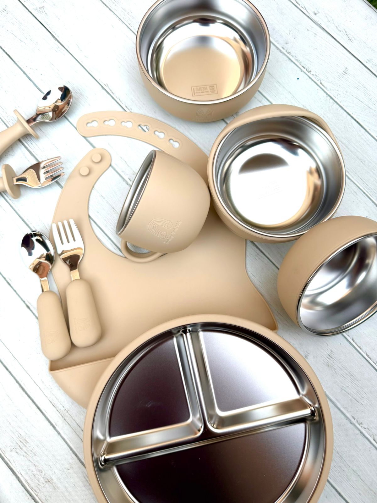🥣 Set de Alimentación acero inoxidable