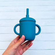 vaso entrenador con bombilla